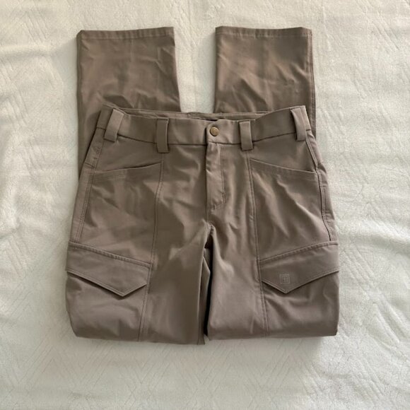 5.11 Tactical Pants Women's 6 Beige Shella Stretch Cargo Utility Shooting - Picture 1 of 14